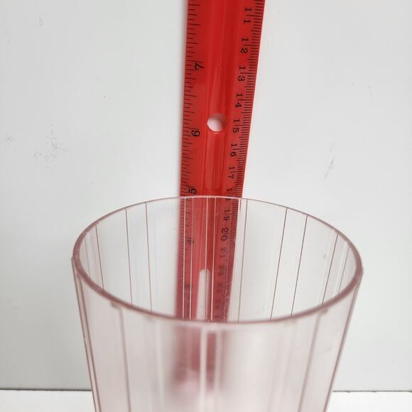 Hearth & Hand with Magnolia Set of 4 Plastic Pink Wine Goblets & 1 Tumbler NWT - Picture 7 of 11